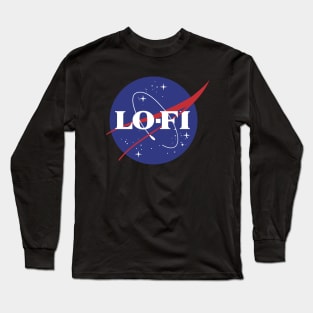 LOFI music NASA logo Long Sleeve T-Shirt